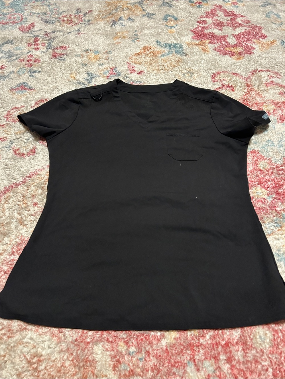 Black Women's medcouture scrub top medium